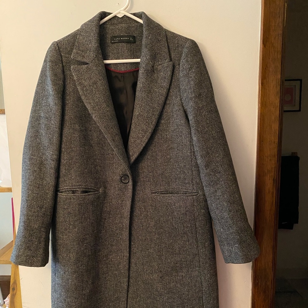 Zara | Wool Coat grey size Large